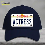 Actress California Novelty License Plate Hat Cotton / Navy