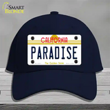 Paradise California Novelty License Plate Hat Cotton / Navy