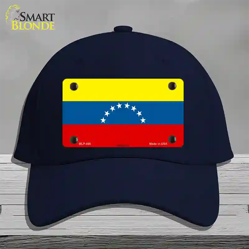 Venezuela Novelty License Plate Hat Cotton / Navy