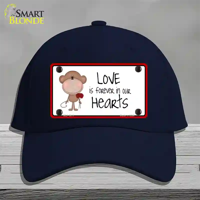 Love In Our Hearts Novelty License Plate Hat Cotton / Navy