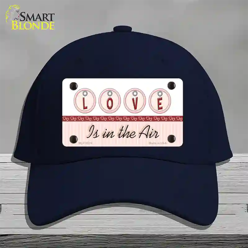 Love Is In The Air Novelty License Plate Hat Cotton / Navy