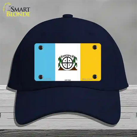 Hopi Tribe Flag Novelty License Plate Hat Cotton / Navy