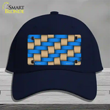 Weave Blue & Tan Novelty License Plate Hat Cotton / Navy