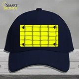 Web Yellow Novelty License Plate Hat Cotton / Navy