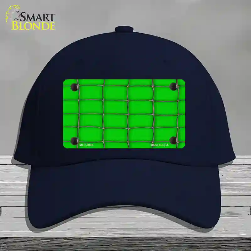 Web Green Novelty License Plate Hat Cotton / Navy