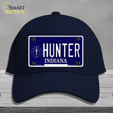 Hunter Indiana State Novelty License Plate Hat Cotton / Navy