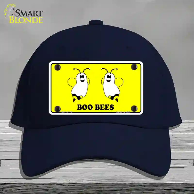 Boo Bees Novelty License Plate Hat Cotton / Navy