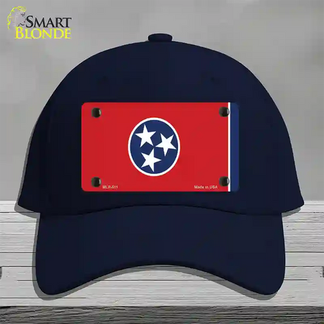 Tennessee State Flag Novelty License Plate Hat Cotton / Navy