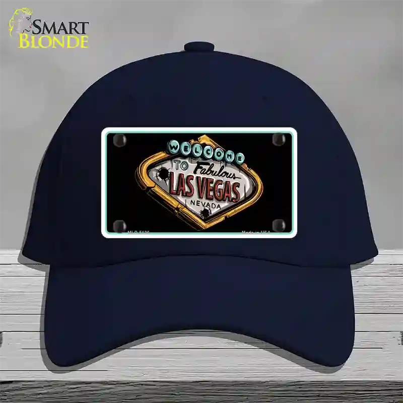 Welcome To Las Vegas Novelty License Plate Hat Cotton / Navy