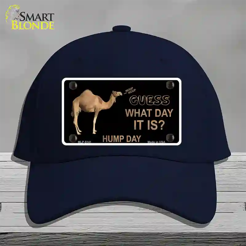 It Is Hump Day Novelty License Plate Hat Cotton / Navy