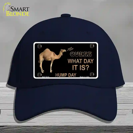 It Is Hump Day Novelty License Plate Hat Cotton / Navy