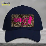 Hunting Babe Novelty License Plate Hat Cotton / Navy