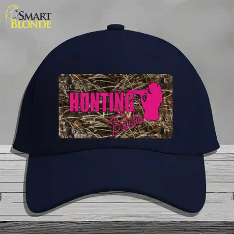 Hunting Babe Novelty License Plate Hat Cotton / Navy