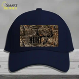 Eat Sleep Hunt Novelty License Plate Hat Cotton / Navy