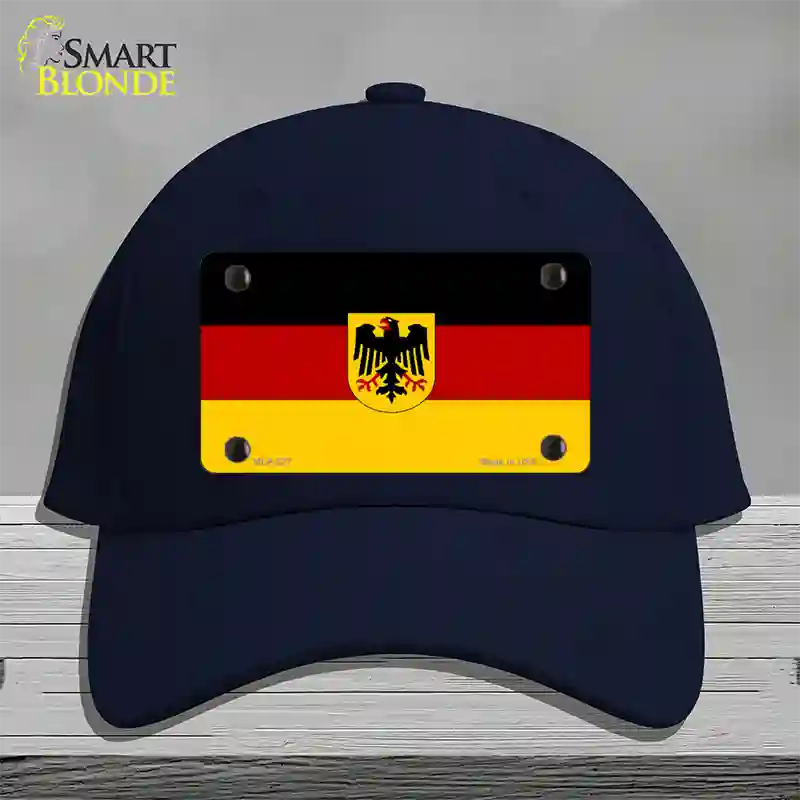 Germany State Flag Novelty License Plate Hat Cotton / Navy