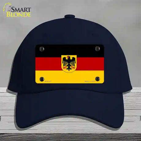 Germany State Flag Novelty License Plate Hat Cotton / Navy