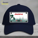 Louisiana 200 Years Blank Novelty License Plate Hat Cotton / Navy