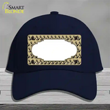 Gold Black Anchor Scallop Center Novelty License Plate Hat Cotton / Navy