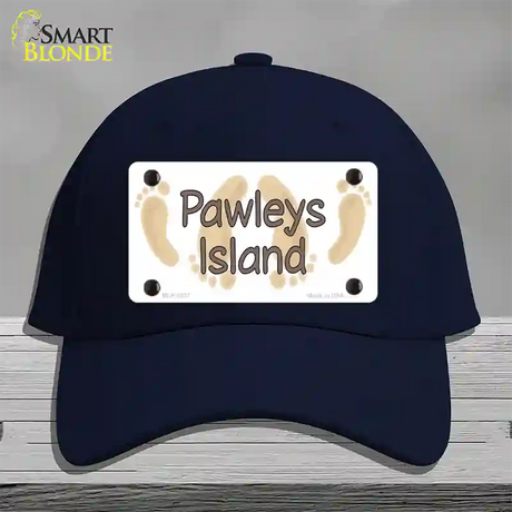 Pawleys Island Foots Novelty License Plate Hat Cotton / Navy