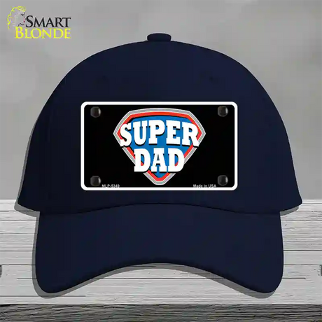 Super Dad Novelty License Plate Hat Cotton / Navy