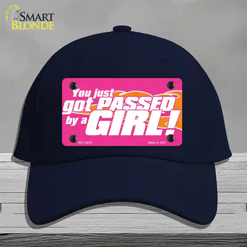 Got Passed By A Girl Novelty License Plate Hat Cotton / Navy