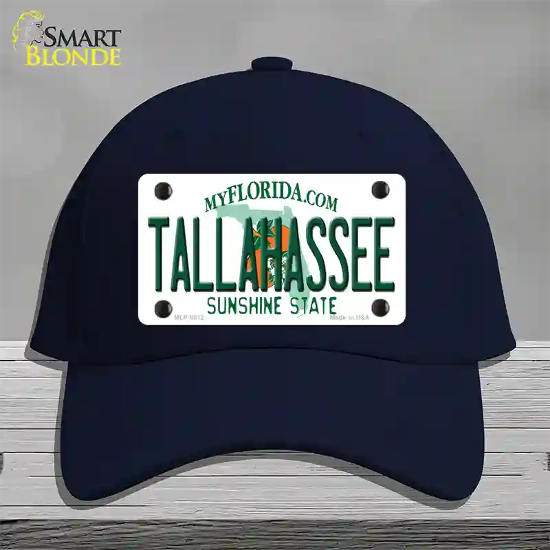 Tallahassee Florida Novelty License Plate Hat Cotton / Navy