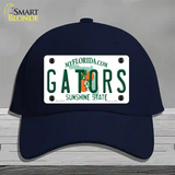 Gators Florida Novelty License Plate Hat Cotton / Navy