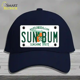 Sun Bum Florida Novelty License Plate Hat Cotton / Navy