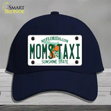 Moms Taxi Florida Novelty License Plate Hat Cotton / Navy