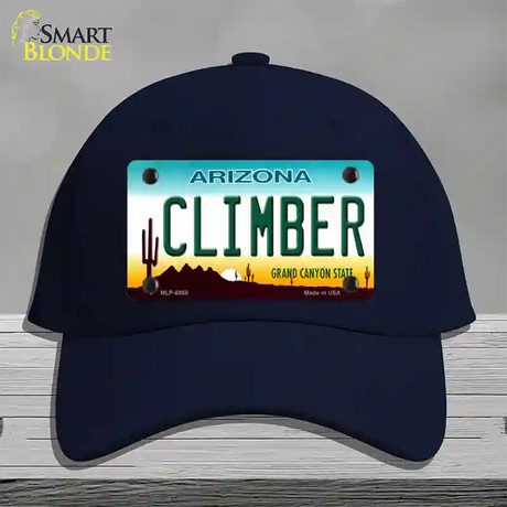 Arizona Climber Novelty License Plate Hat Cotton / Navy