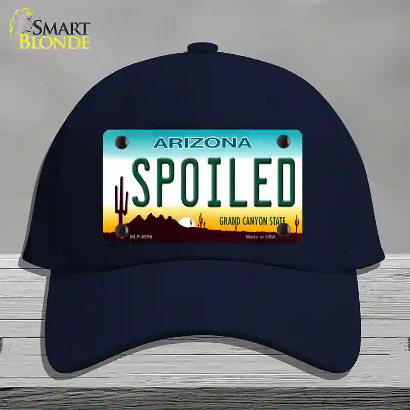 Arizona Spoiled Novelty License Plate Hat Cotton / Navy