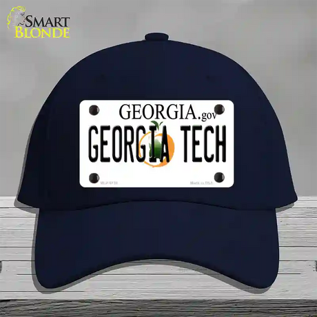 Georgia Tech Novelty License Plate Hat Cotton / Navy