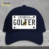 Golfer Georgia Novelty License Plate Hat Cotton / Navy