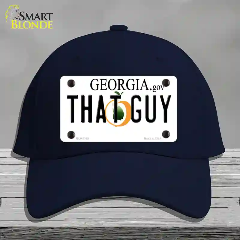 That Guy Georgia Novelty License Plate Hat Cotton / Navy