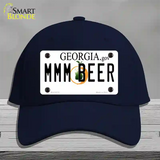 MMM Beer Georgia Novelty License Plate Hat Cotton / Navy