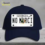 No Murci Georgia Novelty License Plate Hat Cotton / Navy