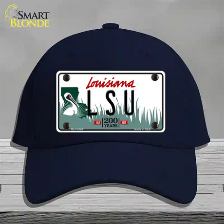 LSU Louisiana Novelty License Plate Hat Cotton / Navy