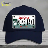 Moms Taxi Louisiana Novelty License Plate Hat Cotton / Navy