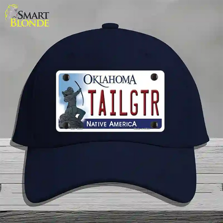 Tailgtr Oklahoma Novelty License Plate Hat Cotton / Navy