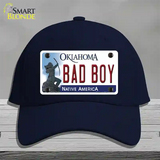 Bad Boy Oklahoma Novelty License Plate Hat Cotton / Navy