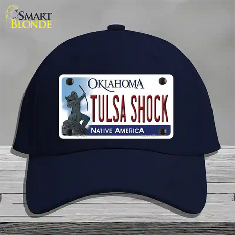 Tulsa Shock Oklahoma Novelty License Plate Hat Cotton / Navy