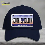 South Carolina Novelty License Plate Hat Cotton / Navy