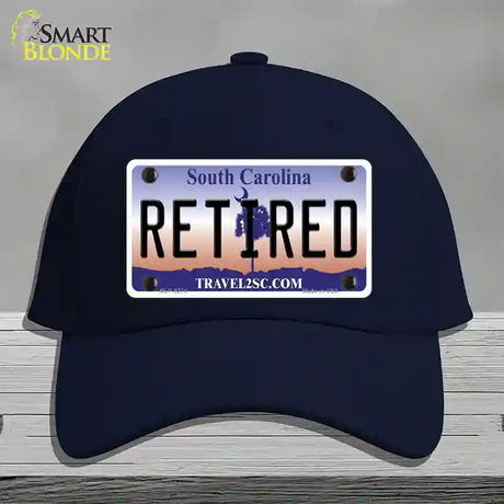 Retired South Carolina Novelty License Plate Hat Cotton / Navy