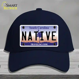 Native South Carolina Novelty License Plate Hat Cotton / Navy