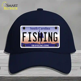 Fishing South Carolina Novelty License Plate Hat Cotton / Navy