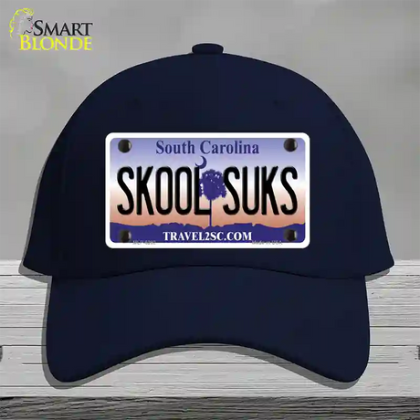 Skool Suks South Carolina Novelty License Plate Hat Cotton / Navy