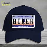 Biker South Carolina Novelty License Plate Hat Cotton / Navy