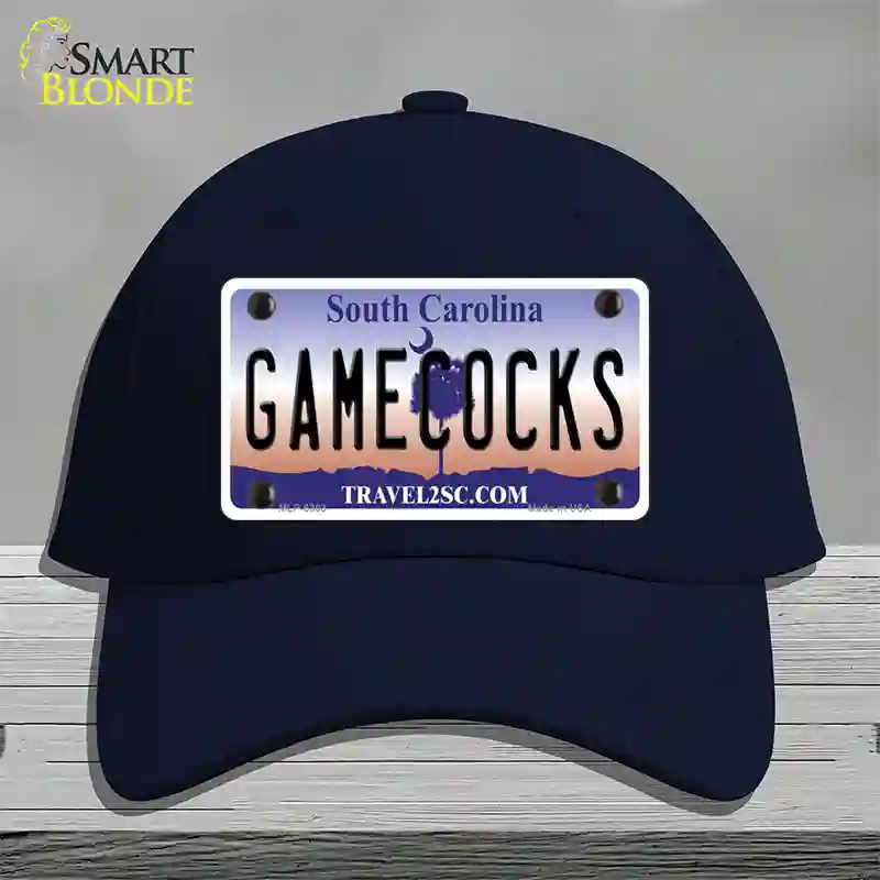 Gamecocks South Carolina Novelty License Plate Hat Cotton / Navy