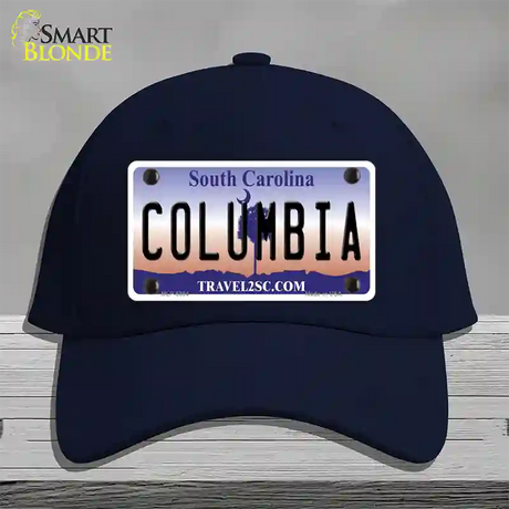 Columbia South Carolina Novelty License Plate Hat Cotton / Navy