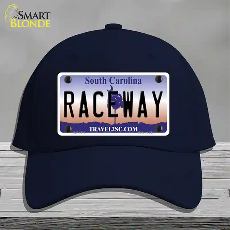 Raceway South Carolina Novelty License Plate Hat Cotton / Navy